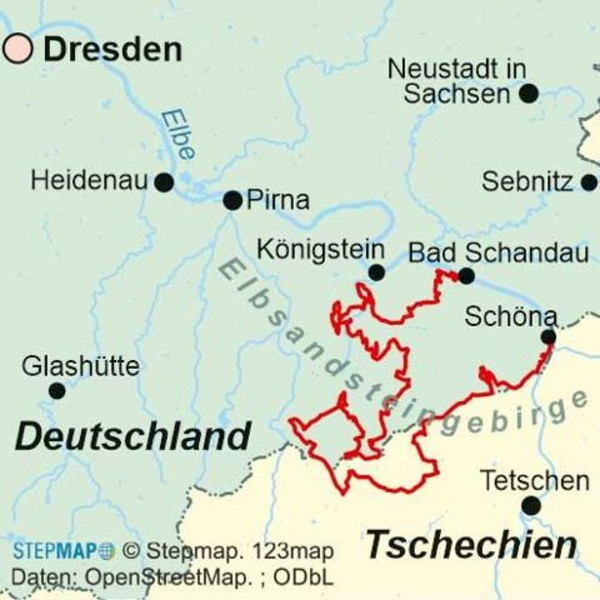 FORSTSTEIG ELBSANDSTEIN - Wanderführer Ansicht 2