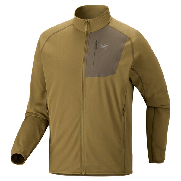 DELTA JACKET M Herren - Fleecejacke-BRACKEN/MONGOOSE