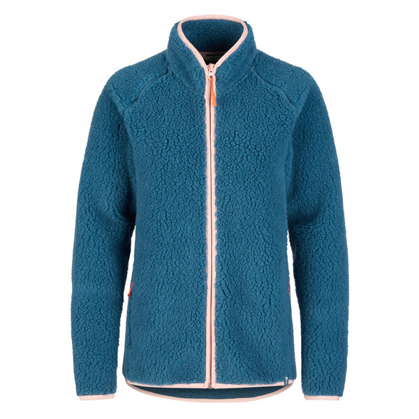 KLEVEN PILEFLEECE JACKET Damen - Fleecejacke-BLUE SHADOW