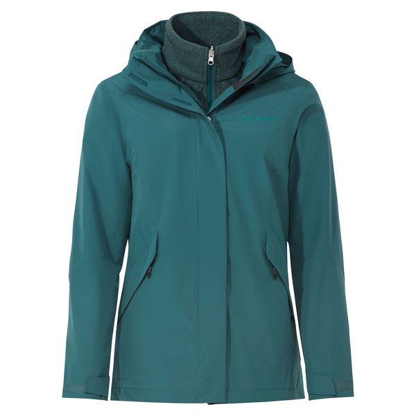 ROSEMOOR 3IN1 JACKET II Damen - Doppeljacke-DARK FJORD GREEN