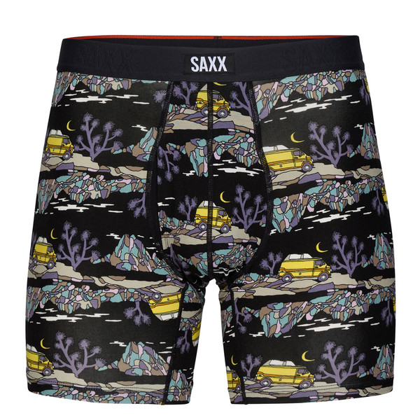 VIBE XTRA SOFT COMFORT BOXER BRIEF FLY Herren - Funktionsunterwäsche-ESCAPE TO JOSHUA-BLACK