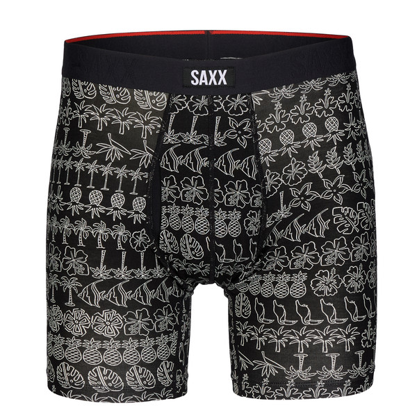 VIBE XTRA SOFT COMFORT BOXER BRIEF FLY Herren - Funktionsunterwäsche-ISLAND LINEUP-BLACK