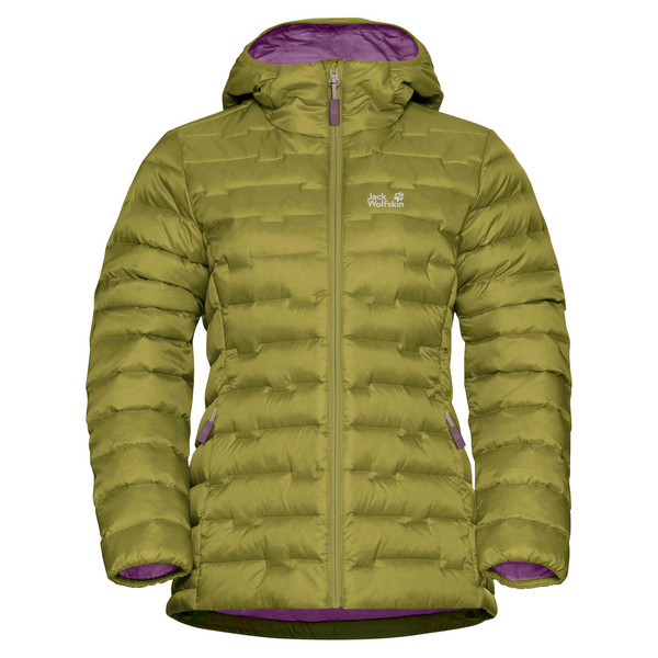 PASSAMANI DOWN HOODY W RDS Damen - Daunenjacke-KHAKI GREEN