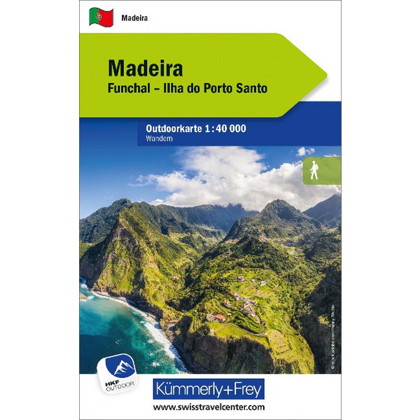 MADEIRA, FUNCHAL, OUTDOORKARTE 1:40.000 - Wanderkarte Ansicht 1