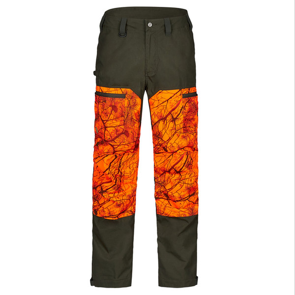 DREV HYBRID TROUSERS M Herren - Jagdhose-DEEP FOREST-ORANGE MULTI CAMO