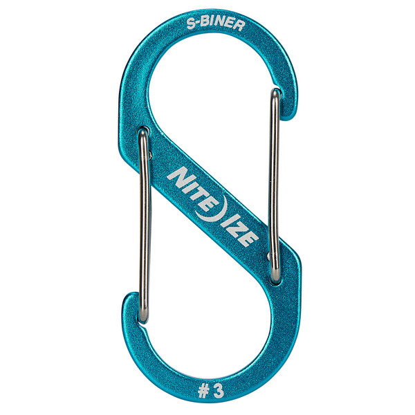 S-BINER ALUMINUM DUAL CARABINER - Karabiner-BLAU