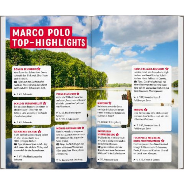 MARCO POLO REISEFÜHRER MECKLENBURGISCHE SEENPLATTE Ansicht 2