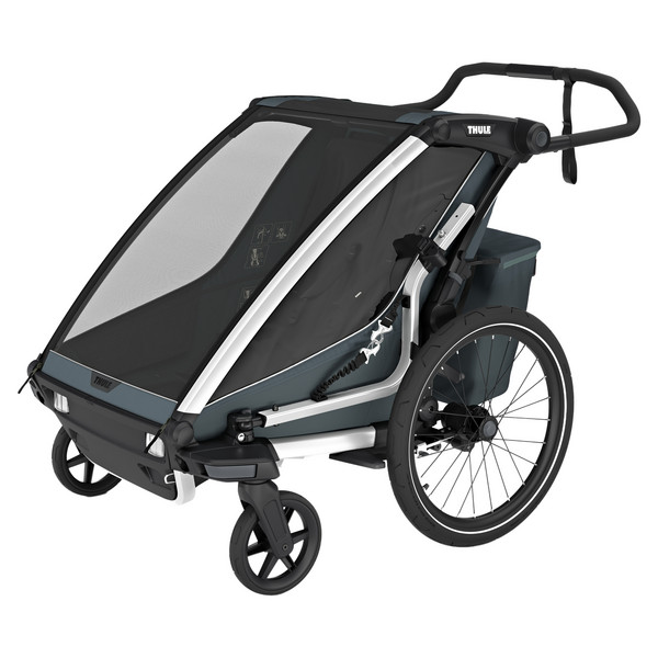 Thule CHARIOT CROSS DOUBLE DARK SLATE - Fahrradanhänger Ansicht 1
