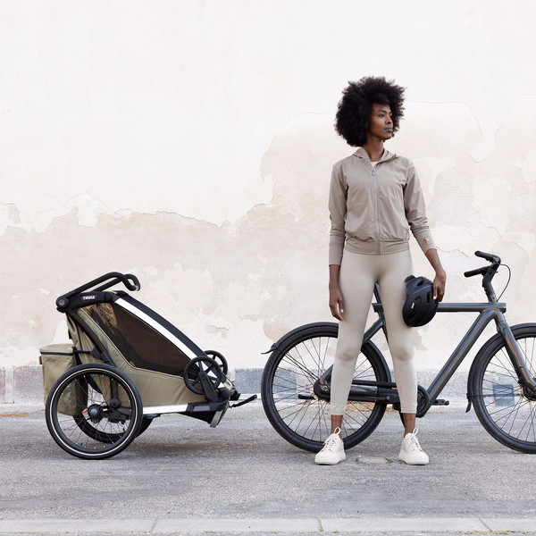 Thule CHARIOT CROSS DOUBLE DARK SLATE - Fahrradanhänger Ansicht 8