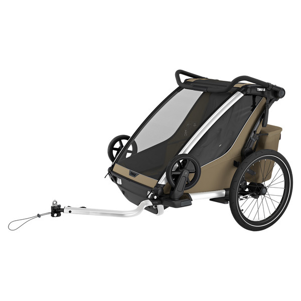 Thule CHARIOT CROSS DOUBLE FADED KHAKI - Fahrradanhänger Ansicht 2
