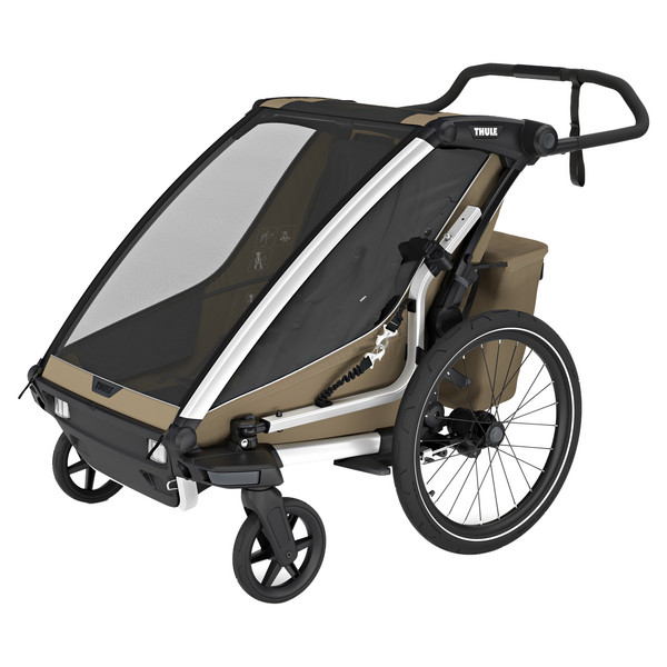Thule CHARIOT CROSS DOUBLE FADED KHAKI - Fahrradanhänger Ansicht 1