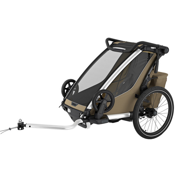 Thule CHARIOT CROSS SINGLE FADED KHAKI - Fahrradanhänger Ansicht 3