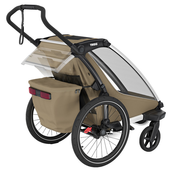 Thule CHARIOT CROSS SINGLE FADED KHAKI - Fahrradanhänger Ansicht 4