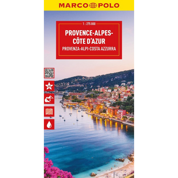MARCO POLO REISEKARTE PROVENCE-ALPES-CÔTE D'AZUR 1:275.000 - Straßenkarte Ansicht 1