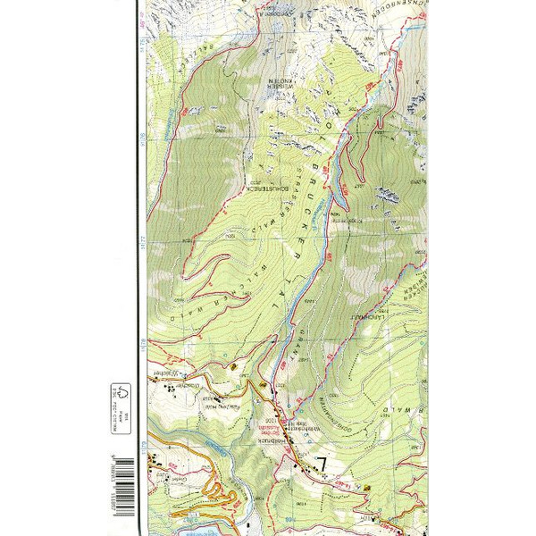 NATIONALPARK DREI ZINNEN - Wanderkarte Ansicht 2