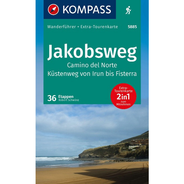 WANDERFÜHRER JAKOBSWEG CAMINO DEL NORTE, 36 ETAPPEN