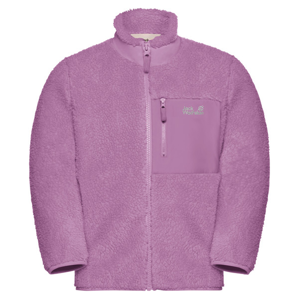 ICE CURL JACKET K Kinder - Fleecejacke-VIVID ORCHID