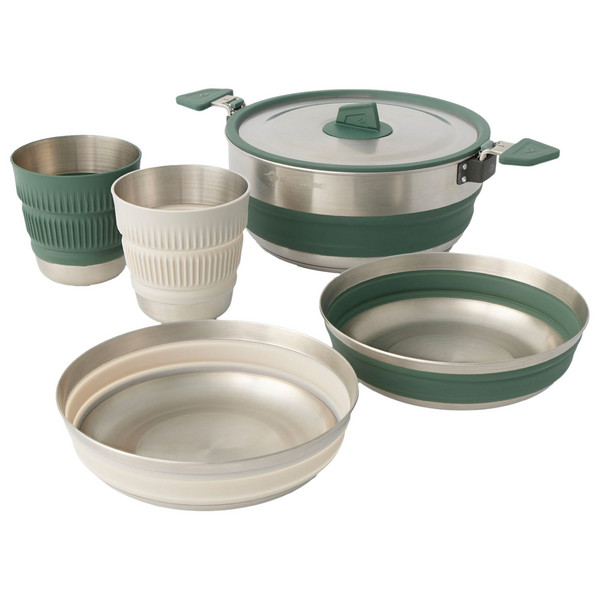 Sea to Summit DETOUR STAINLESS STEEL ONE POT COOK SET W/ 3L POT - [2P] [5 - Campinggeschirr Ansicht 1