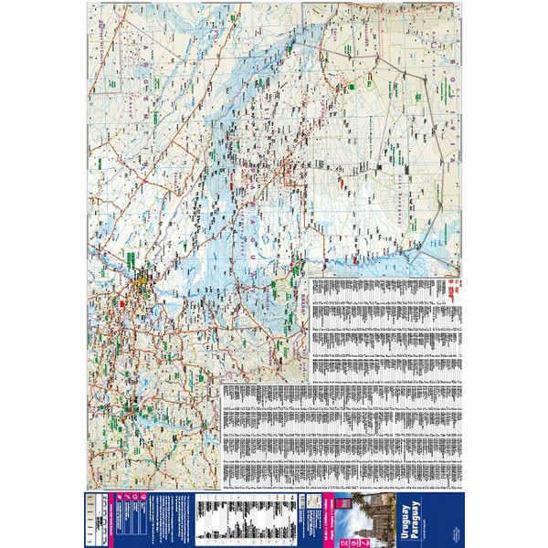 REISE KNOW-HOW LANDKARTE URUGUAY, PARAGUAY (1:1.200.000) - Karte Ansicht 2