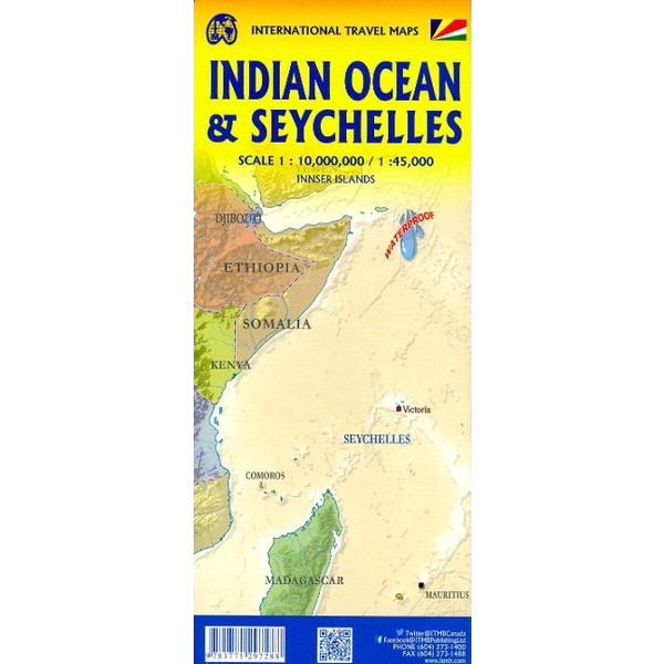SEYCHELLES /INDIAN OCEANS 1:45000 - Straßenkarte Ansicht 2