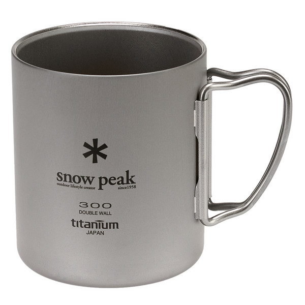 Snow Peak TITANIUM THERMOBECHER MIT FALTGRIFF - Thermobecher Ansicht 1