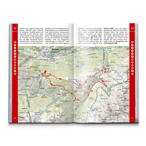 KOMPASS WANDERFÜHRER MONTAFON, ARLBERG, SILVRETTA, 60 TOUREN Ansicht 13