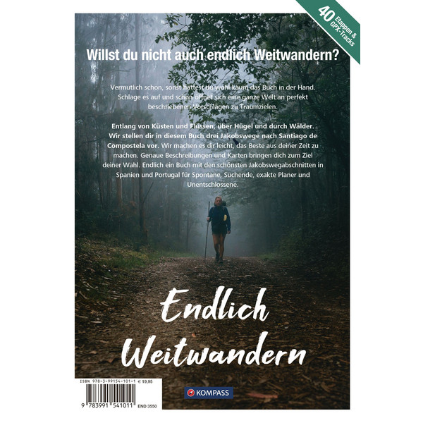 KOMPASS ENDLICH WEITWANDERN - JAKOBSWEGE - Wanderführer Ansicht 2