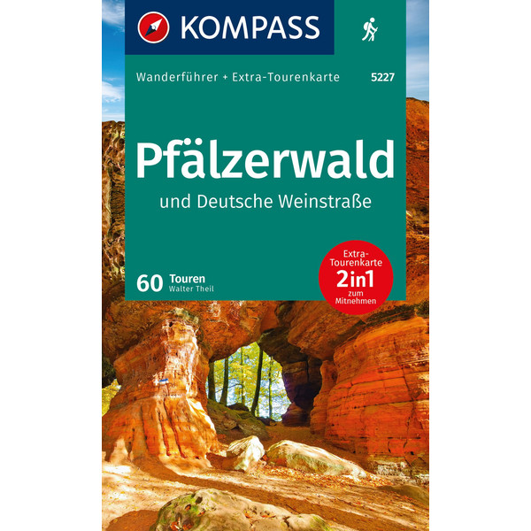 KOMPASS WANDERFÜHRER PFÄLZERWALD UND DEUTSCHE WEINSTRAßE Ansicht 1