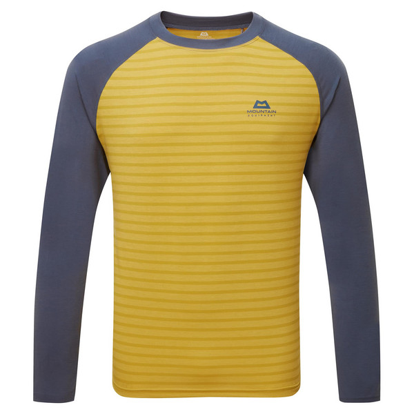 REDLINE LS MENS TEE Herren - Funktionsshirt-ACIDSTRIPE/DENIM
