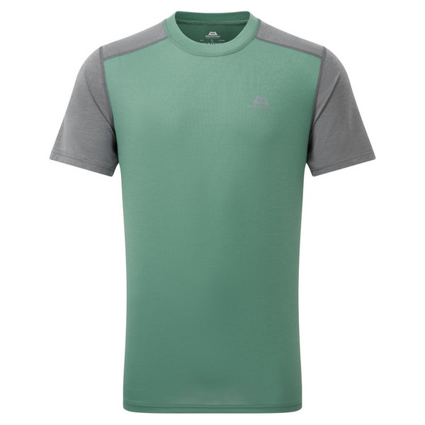 HEADPOINT BLOCK MENS TEE Herren - Funktionsshirt-SAGE/FLINT