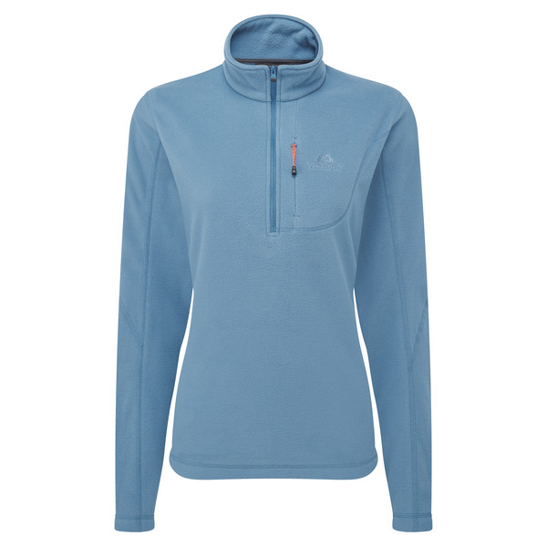 MICRO WMNS ZIP T Damen - Fleecepullover-STELLAR BLUE