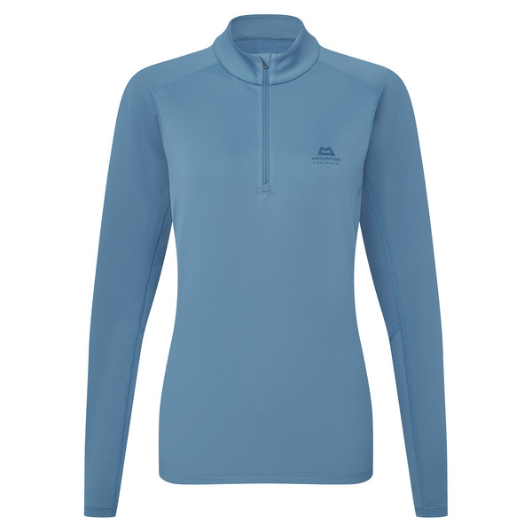 CERRIG WMNS LS ZIP T Damen - Funktionsshirt-STELLAR BLUE