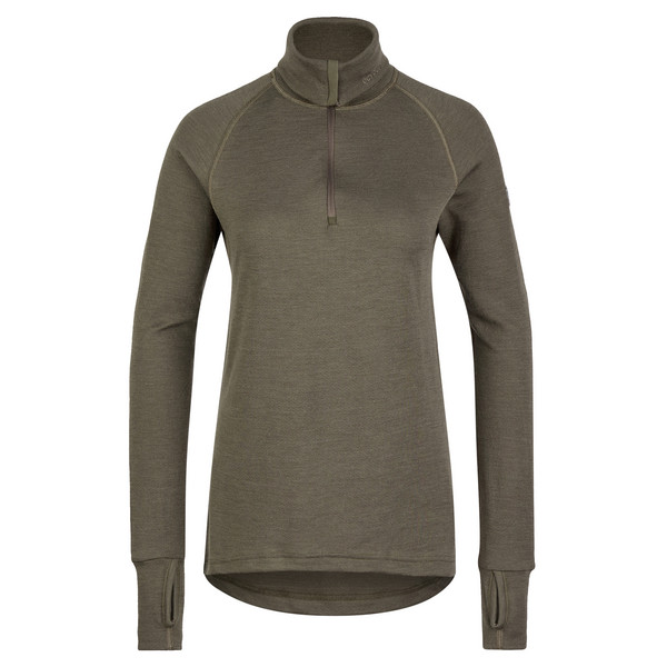 EXPEDITION MERINO 235 Z.NECK W Damen - Baselayer-Shirt-TARMAC