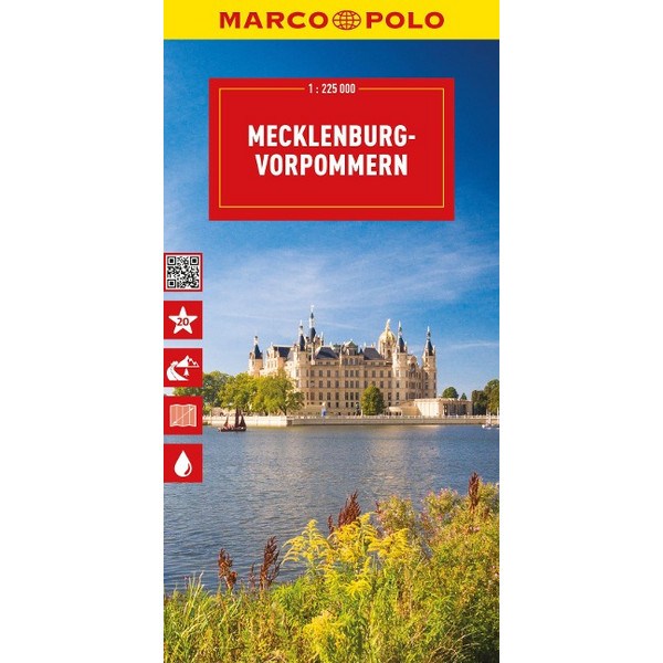 MARCO POLO REISEKARTE DEUTSCHLAND 02 MECKLENBURG-VORPOMMERN - Straßenkarte Ansicht 1