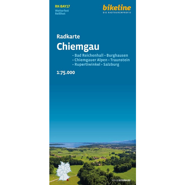 RADKARTE CHIEMGAU (RK-BAY17) - Fahrradkarte Ansicht 1