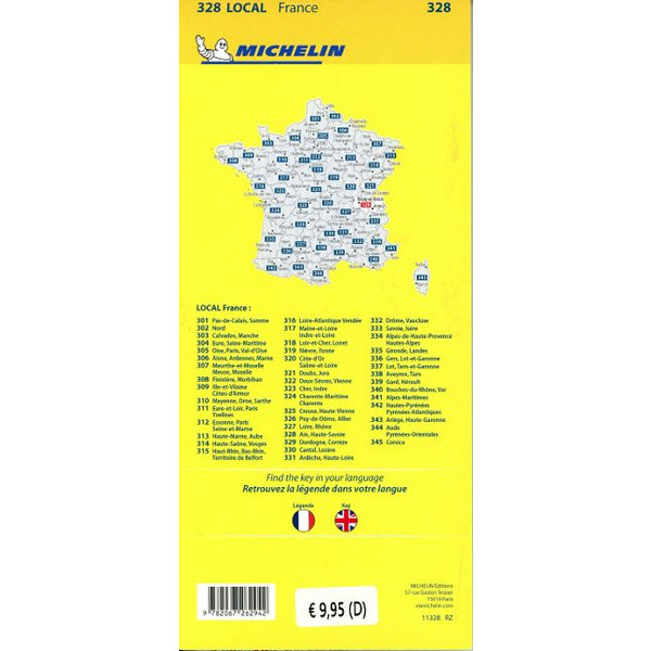 MICHELIN HOCHSAVOYEN - Straßenkarte Ansicht 2