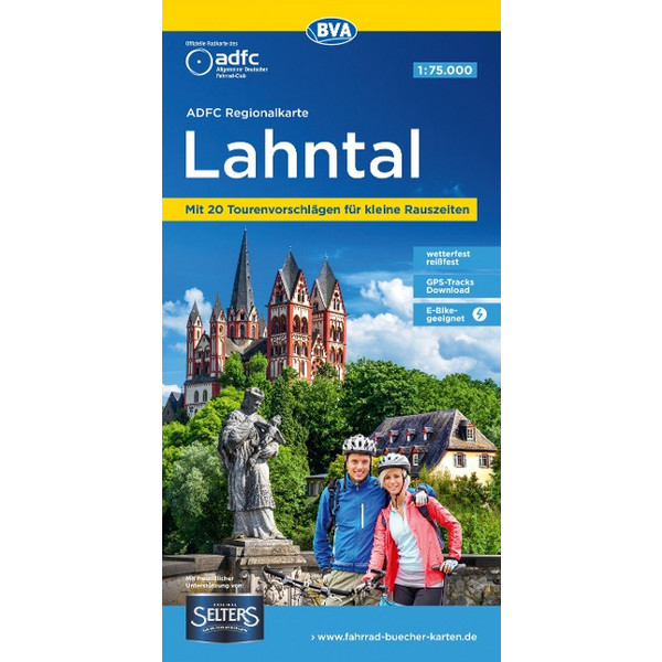 LAHNTAL, 1:75.000 - Fahrradkarte
