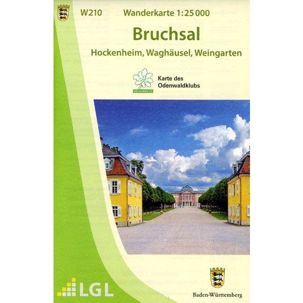 W210 WANDERKARTE 1:25 000 BRUCHSAL Ansicht 1