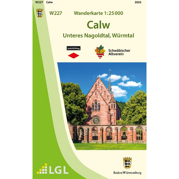 W227 WANDERKARTE 1:25 000 CALW Ansicht 1