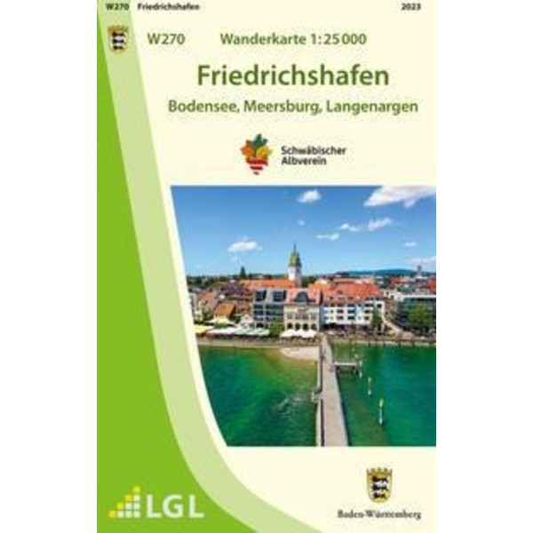 W270 WANDERKARTE 1:25 000 FRIEDRICHSHAFEN Ansicht 1