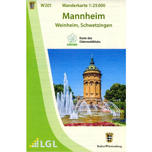 WANDERKARTE 1:25 000 MANNHEIM