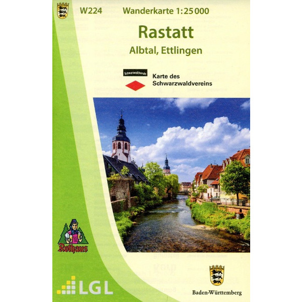 WANDERKARTE 1:25 000 RASTATT