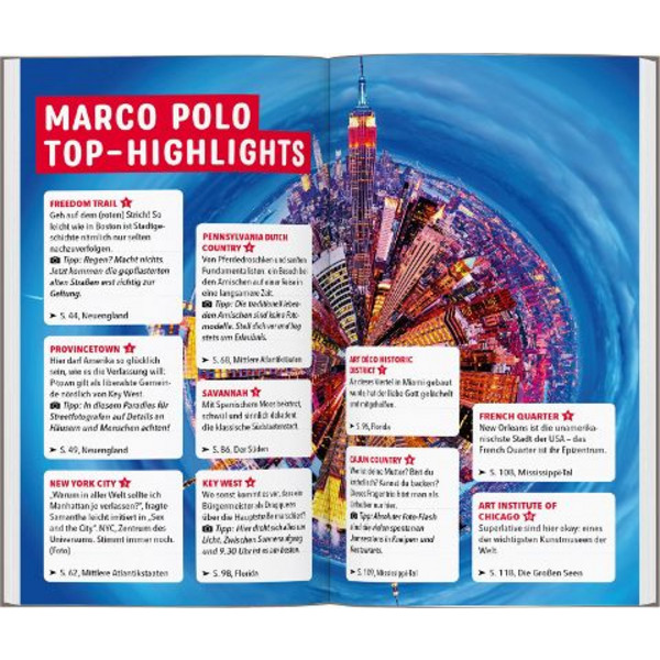 MARCO POLO REISEFÜHRER USA OST Ansicht 2