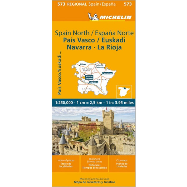 BASKENLAND, NAVARRA, RIOJA - Straßenkarte