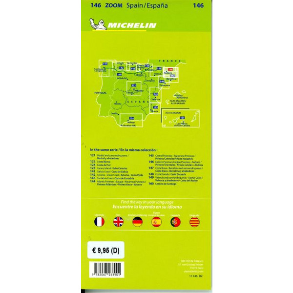 MICHELIN ÖSTLICHE PYRENÄEN - Straßenkarte Ansicht 2