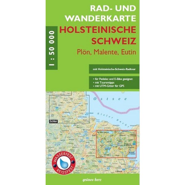 RAD- UND WANDERKARTE HOLSTEINISCHE SCHWEIZ Ansicht 1