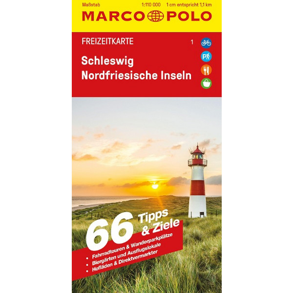 POLO FREIZEITKARTE 1 SCHLESWIG, NORDFRIESISCHE INSELN
