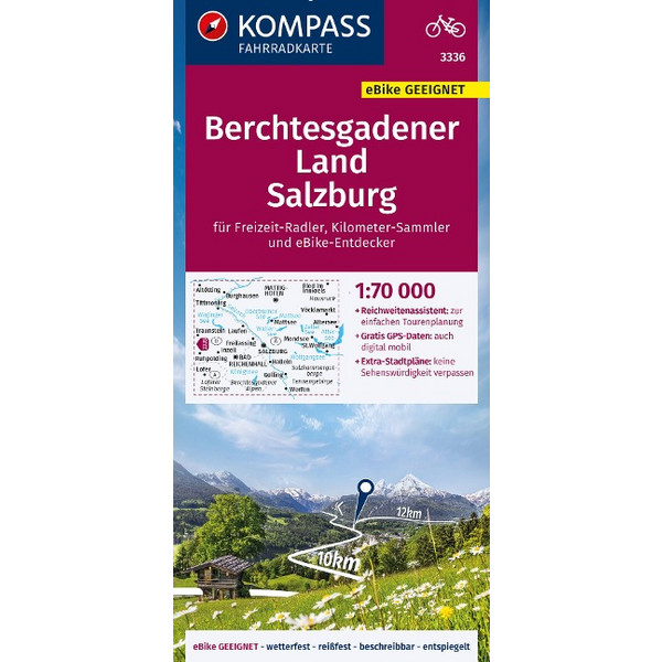 FAHRRADKARTE 3336 BERCHTESGADENER LAND, SALZBURG