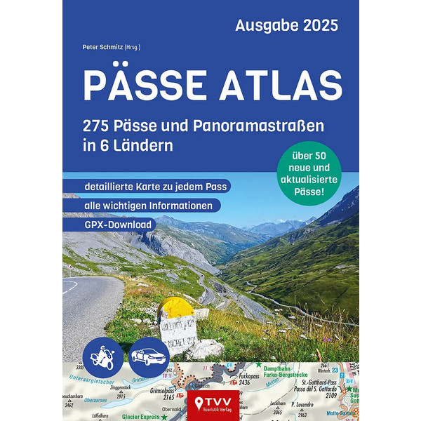 PÄSSE ATLAS 2025 - Reiseführer Ansicht 1
