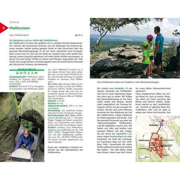 ERLEBNISWANDERN MIT KINDERN ELBSANDSTEINGEBIRGE - Wanderführer Ansicht 5